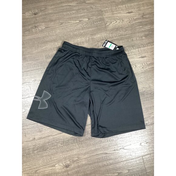 Under Armour Mens UA Tech Graphic Short Black Size L Loose Fit Outdoor Wear New - Picture 1 of 8